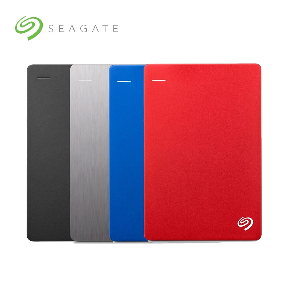 Seagate 외장 하드 디스크 500GB 1 테라바이트 2 테라바이트 4 테라바이트 백업 플러스 슬림 USB 3.0 HDD 2.5 "휴대용 Extern